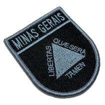BE0048ET02 Bandeira Minas Gerais Patch Bordado Termo Adesivo