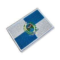 BE0136-006 Bandeira Rio de Janeiro Brasil Patch Bordado 7,5x5,0cm BE0136-006 Bandeira Rio de Janeiro Brasil Patch Bordado 7,5x5,0cm