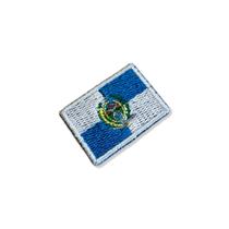 BE0136-036 Bandeira Rio de Janeiro Patch Bordado 3,8x2,5cm