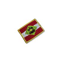 BE0168-031 Bandeira Santa Catarina Brasil Patch Bordado 3,8x2,5cm