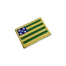 BE0172-011 Bandeira Goias Patch Bordado 5,7x3,8cm