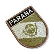BE0174E-003 Bandeira Paraná Patch Bordado 6,8x8,0cm
