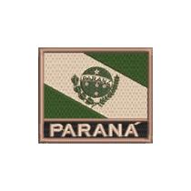 BE0174N-003 Bandeira Paraná Patch Bordado 7,5x6,3cm