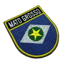 BE0193ET01 Bandeira Mato Grosso Brasil Patch Termo Adesivo BE0193ET01 Bandeira Mato Grosso Brasil Patch Termo Adesivo