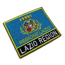 BE0227NT01 Bandeira Lazio Region Patch Bordado Termo Adesivo - BR44