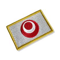 BE0414-001 Bandeira Okinawa Patch Bordado 7,5x5,0cm