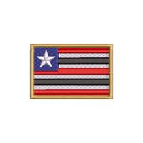 BE0416-001 Bandeira Maranhão Patch Bordado 7,5x5