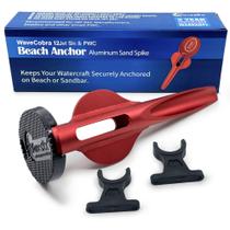 Beach Anchor WAVESRX WAVESRX 12 Alumínio Sand Spike WaveCobra Beach Anchor WAVESRX WAVESRX 12 Alumínio Sand Spike WaveCobra