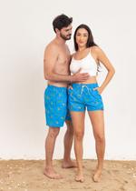 Beach Shorts Kit Casal Tropical Três Trevo