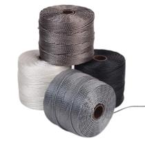 Bead Cord The Beadsmith S-Lon, pacote com 4 unidades de nylon torcido de 0,5 mm Bead Cord The Beadsmith S-Lon, pacote com 4 unidades de nylon torcido de 0,5 mm