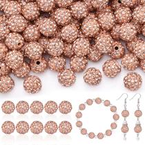 Beads TINKRSTUFF 200 unidades de strass de pêssego claro de 10 mm
