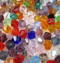 Beads XinBowen DIY 4 mm 1000 unidades de vidro de cristal facetado a granel Beads XinBowen DIY 4 mm 1000 unidades de vidro de cristal facetado a granel
