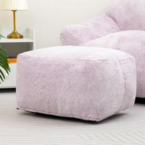 Bean Bag Ottoman HollyHome 38x40x35cm Memory Foam Purple