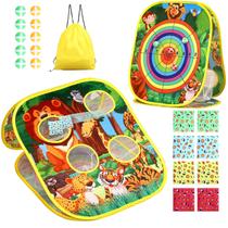 Bean Bag Toss Game BOENBRO dobrável de dupla face para crianças de 4 a 8 anos Bean Bag Toss Game BOENBRO dobrável de dupla face para crianças de 4 a 8 anos