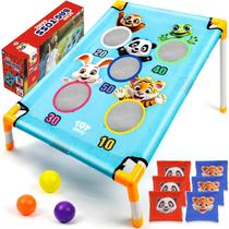 Bean Bag Toss Game TOY Life para crianças de 3 a 8 anos com 6 pufes Bean Bag Toss Game TOY Life para crianças de 3 a 8 anos com 6 pufes
