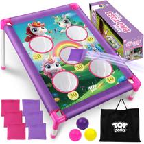 Bean Bag Toss Game TOY Life Unicorn Toys para meninas de 3 a 8 anos