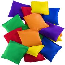 Bean Bags Prextex Nylon, pacote com 12 unidades para crianças e adultos Bean Bags Prextex Nylon, pacote com 12 unidades para crianças e adultos