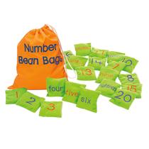 Beanbags Educational Insights Number Learn 20 unidades por mais de 3 anos