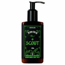 Beard Balm Mentolado 120g Scout - Hidrata e Modela Anti Frizz