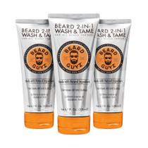 Beard Guyz Shampoo e Condicionador para Barba 2 em 1 3x200ml