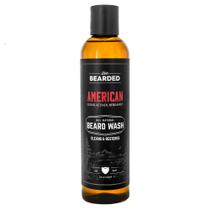 Beard Wash Live Bearded à base de água de 240 ml com produtos totalmente naturais