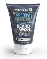 Beard Wash MENFIRST Gradual Grey Darkening para homens 135 ml Beard Wash MENFIRST Gradual Grey Darkening para homens 135 ml