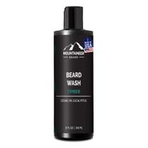 Beard Wash Mountaineer Brand 100% natural, aroma de madeira de 240 ml