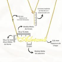 Beatrice colar de nome folheado a ouro 18k Beatrice colar de nome folheado a ouro 18k