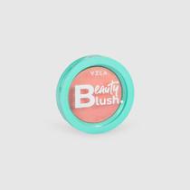 Beauty Blush em Pó Compacto Pigmentado Vegano Vizzela 4,6g - Maquiagem Facial Acabamento Natural com Vitamina E