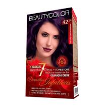 Beauty color kit coloração vermelhos infalíveis 42.26 marsala