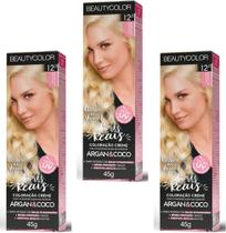 Beauty Color Tintura 12.11 LOURO ULTRA CLARO GELO ESPECIAL 45gr (03 Unidades) Cores Especiais Beauty Color Tintura 12.11 LOURO ULTRA CLARO GELO ESPECIAL 45gr (03 Unidades) Cores Especiais