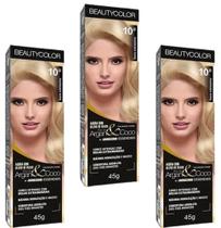 Beauty Color Tintura 12.11 LOURO ULTRA CLARO GELO ESPECIAL 45gr (03 Unidades) Cores Especiais