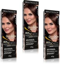 Beauty Color Tintura 3.0 CASTANHO ESCURO 45gr (03 Unidades) Cores Normais