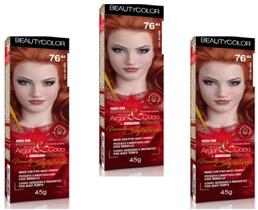 Beauty Color Tintura 42.26 MARSALA VIOLET MISTER 45gr (03 Unidades) Cores VERMELHO/RUIVO Especiais