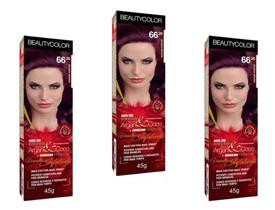 Beauty Color Tintura 42.26 MARSALA VIOLET MISTER 45gr (03 Unidades) Cores VERMELHO/RUIVO Especiais