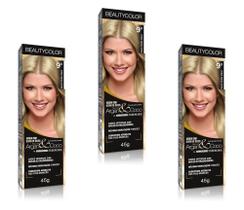 Beauty Color Tintura 8.0 LOURO ESCURO 45gr (03 Unidades) Cores Normais