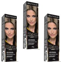 Beauty Color Tintura 8.0 LOURO ESCURO 45gr (03 Unidades) Cores Normais