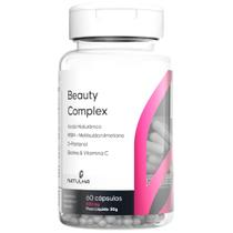 Beauty Complex (Ácido Hialurônico, MSM, D-Pantenol, Biotina e Vitamina C) 60 cápsulas - Natulha