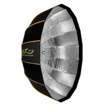 Beauty Dish Glow EZ Lock 42 prateado dobrável com acessórios
