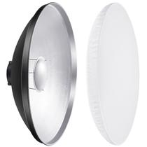 Beauty Dish Neewer, alumínio de 16 cm com difusor para montagem Bowens