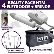 Beauty Face HTM - Alta Frequência Portátil - Kit 4 Eletrodos