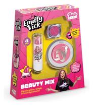 Beauty Mix Emilly Vick Maquiagem Infantil Glitter Brincar - Brink Model