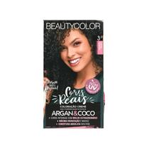 Beautycolor COLORAÇÃO KIT PERMANENTE ESCUROS 3.0 CASTANHO ESCURO