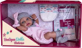 Bebe Boneca Boutique Dolls Reborn Menina Com Acessórios - Super Toys