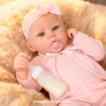 Bebê Boneca Reborn Realista 100 Vinil 48cm Pode Dar Banho Reborn Realista Silicone Menina Pode dar Banho Com Itens Bebê Boneca Reborn Realista 100 Vinil 48cm Pode Dar Banho Reborn Realista Silicone Menina Pode dar Banho Com Itens