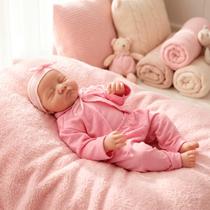 Bebê Boneca Reborn Realista De Olhos Fechados Em Silicone Envio Imediato