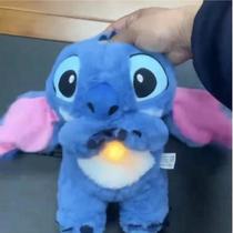 Bebê Calmante Música Companheiro De Dormir Disney Stitch Brinquedo De Pelúcia Com Som E Luz Presente