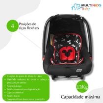 Bebê Conforto 0-13 Kg Mickey Disney Multikids Baby BB409 - Preto - WAP