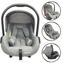 Bebê conforto Cinza infantil, Cadeira Cadeirinha para Carro - Passear Baby