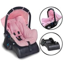 Bebê Conforto com Base Cadeirinha Infantil Rosa Galzerano